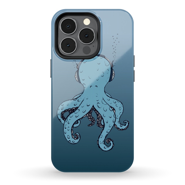 iPhone 13 pro StrongFit Kind of Blue by Mangulica