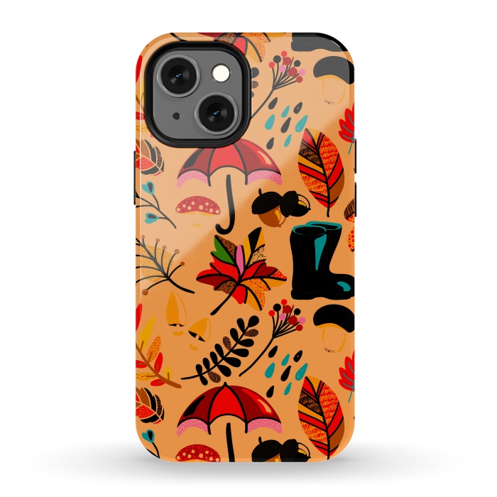 iPhone 13 mini StrongFit Fall The Leaves That The Wind Will Take by ArtsCase