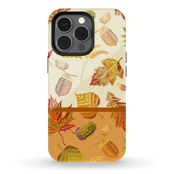 iPhone 13 pro StrongFit Nuts For Autumn by ArtsCase