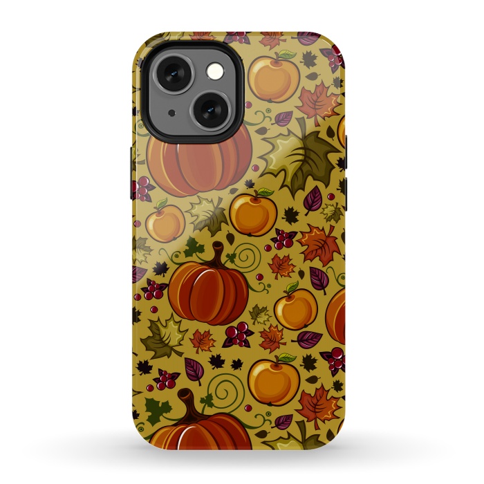 iPhone 13 mini StrongFit Pumpkin, Autumn Rich Pumpkin by ArtsCase