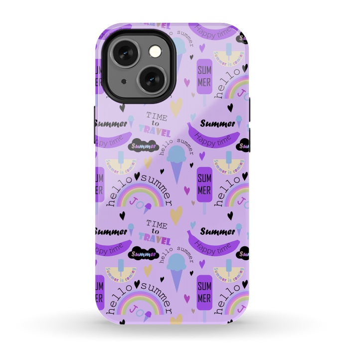 iPhone 13 mini StrongFit In Summers With Ice Cream by ArtsCase