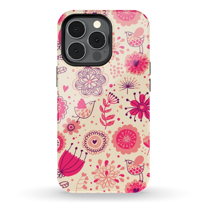 iPhone 13 pro StrongFit Romantic Flowers In Spring by ArtsCase