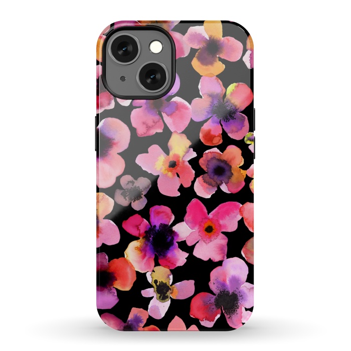 iPhone 13 StrongFit Happy Sweet Flowers by Ninola Design