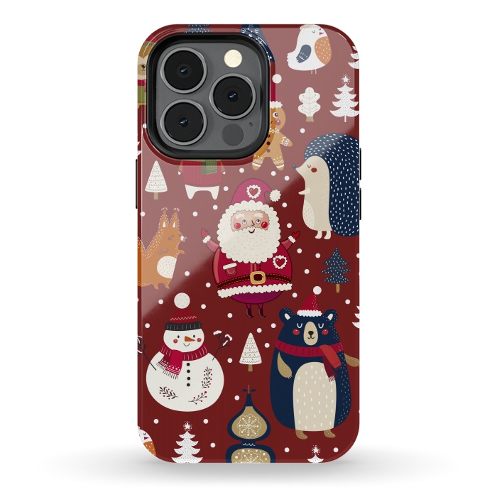 iPhone 13 pro StrongFit Christmas Characters by ArtsCase