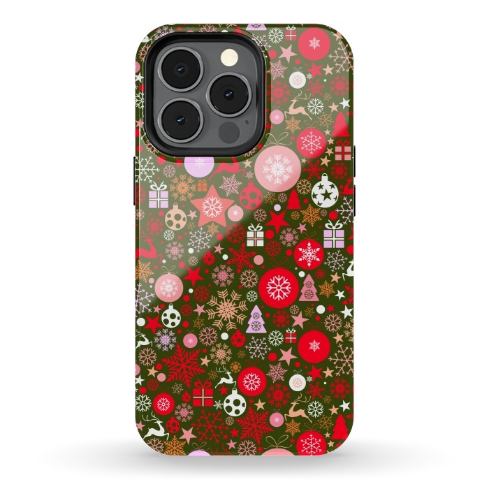 iPhone 13 pro StrongFit Christmas Decorative Backdrops by ArtsCase