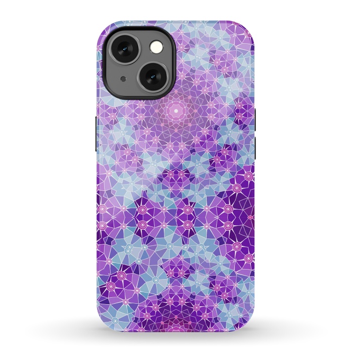 iPhone 13 StrongFit Purple Mandala Ocean by ArtsCase