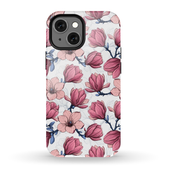 iPhone 13 mini StrongFit Magnolia garden by Katerina Kirilova