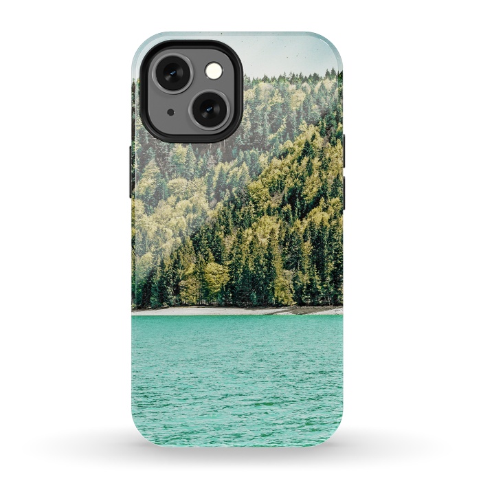 iPhone 13 mini StrongFit Lake Side by Uma Prabhakar Gokhale