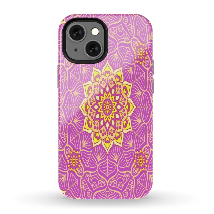 iPhone 13 mini StrongFit center of the universe in mandala by ArtsCase