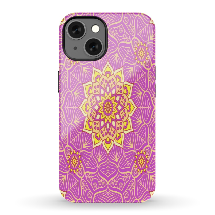 iPhone 13 StrongFit center of the universe in mandala by ArtsCase