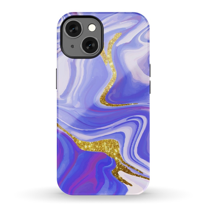iPhone 13 StrongFit Paint splash Colorful fluid by ArtsCase