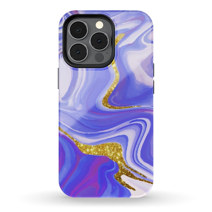 iPhone 13 pro StrongFit Paint splash Colorful fluid by ArtsCase