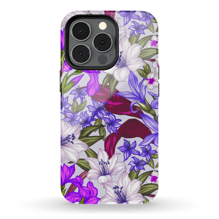 iPhone 13 pro StrongFit lilies flowers happy for you by ArtsCase