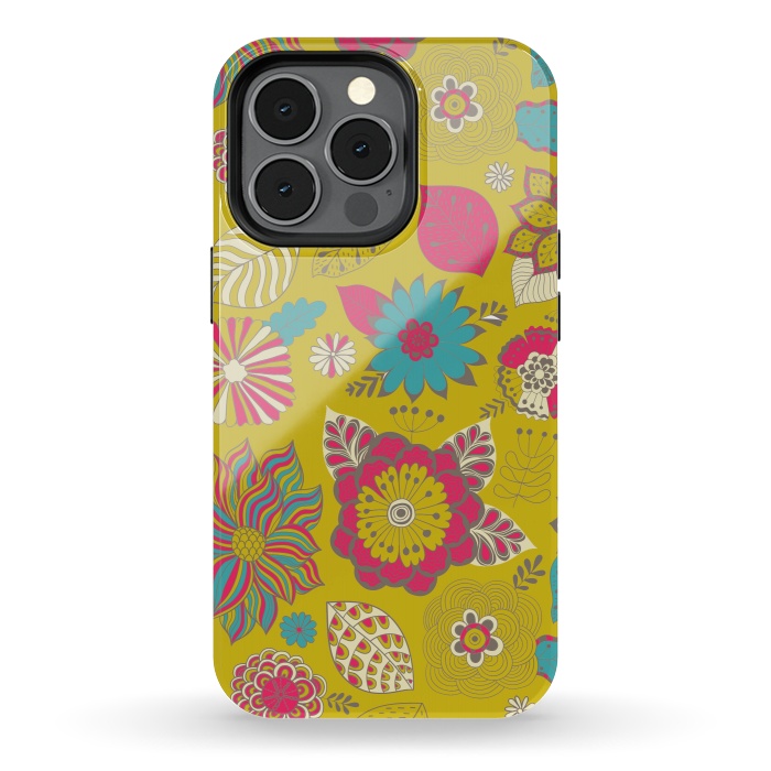 iPhone 13 pro StrongFit country flowers for summer by ArtsCase