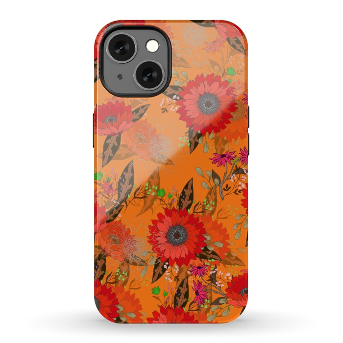 iPhone 13 StrongFit Sunflowers for October by ArtsCase