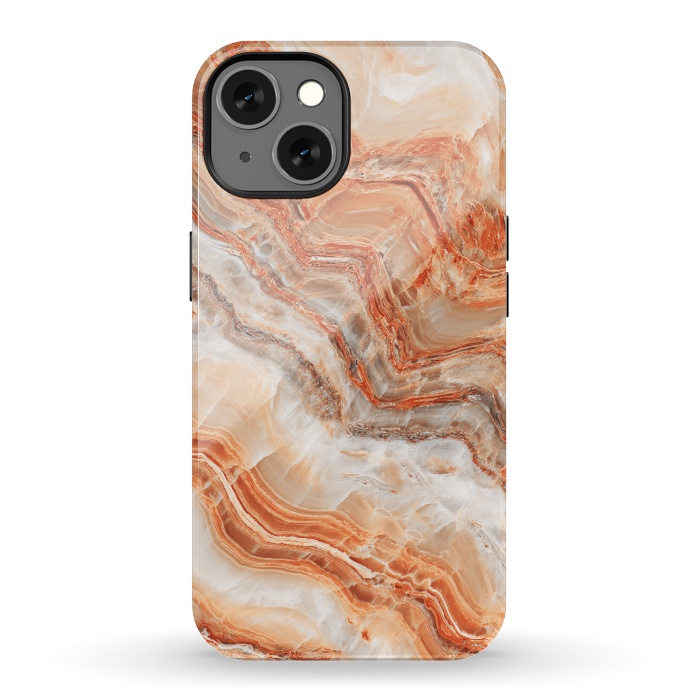 iPhone 13 StrongFit limestone in orange by ArtsCase