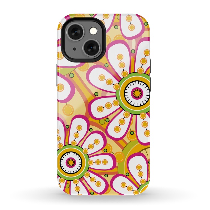 iPhone 13 mini StrongFit Lemon Flowers by Shelly Bremmer