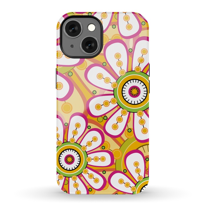 iPhone 13 StrongFit Lemon Flowers by Shelly Bremmer