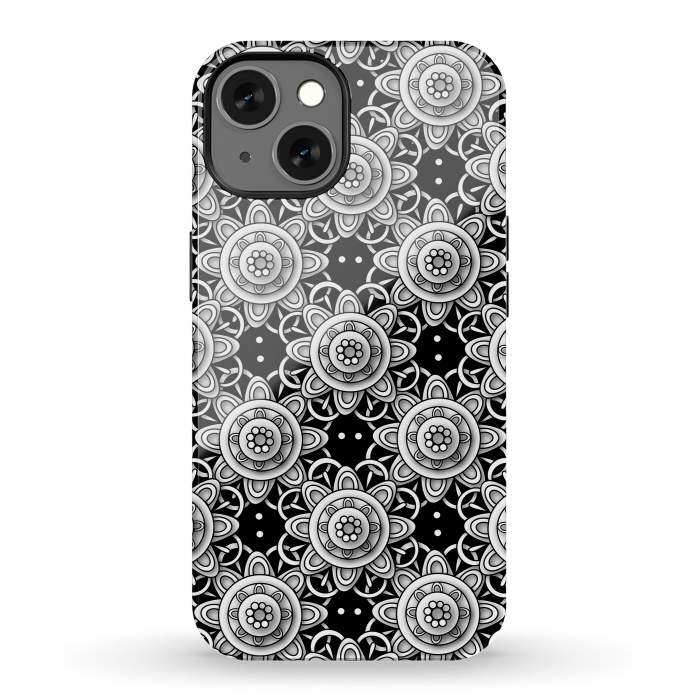 iPhone 13 StrongFit Lace Flowers by Shelly Bremmer