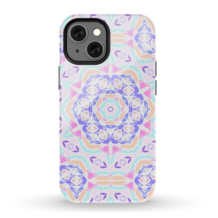 iPhone 13 mini StrongFit Secret Kaleidoscope Mandala by Creativeaxle
