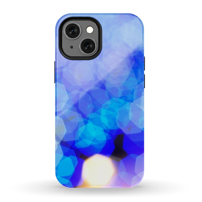 iPhone 13 mini StrongFit BLUE SHINY LIGHTS by MALLIKA