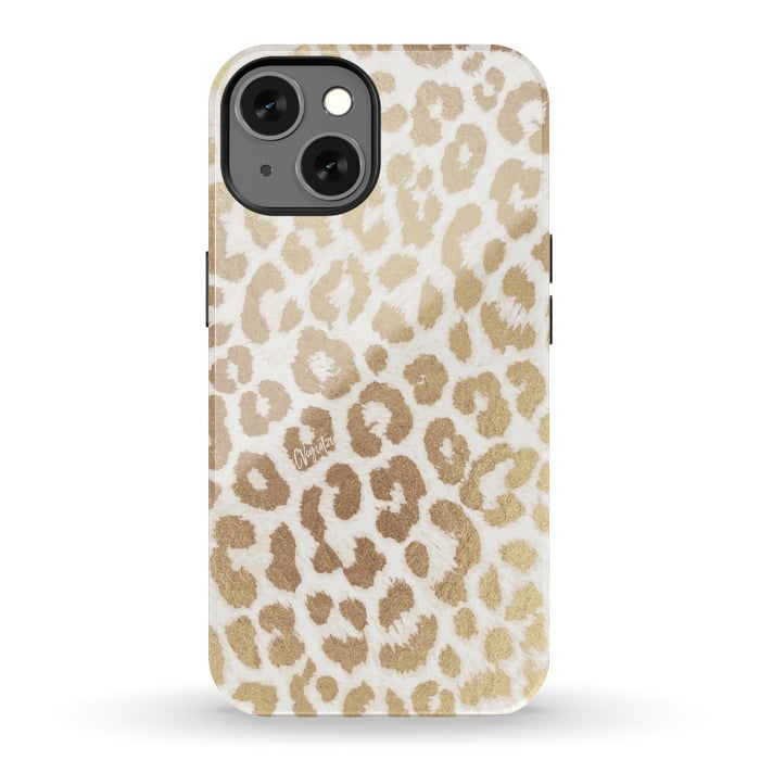 iPhone 13 StrongFit ReaL LeOpard - Greek Ancient Gold by ''CVogiatzi.
