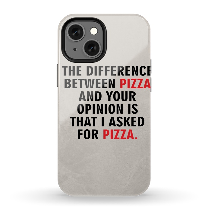 iPhone 13 mini StrongFit I ASKED FOR PIZZA by MALLIKA