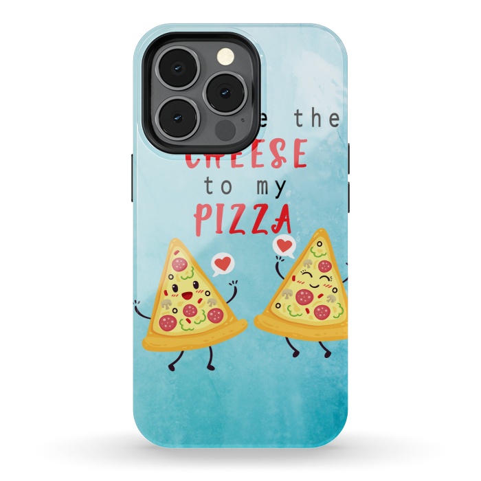 iPhone 13 pro StrongFit CHEESE TO MY PIZZA by MALLIKA