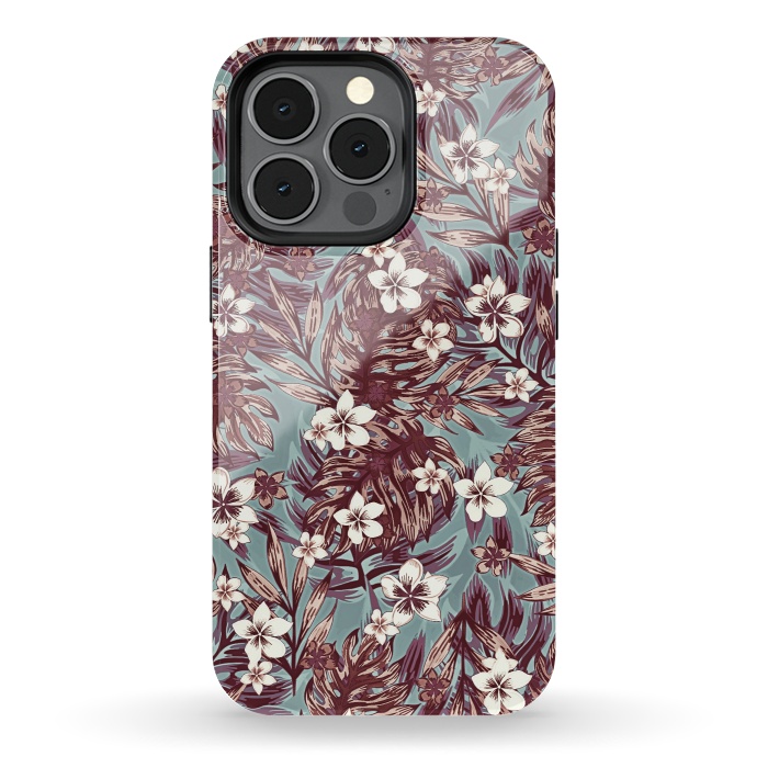 iPhone 13 pro StrongFit Tropical design by Jms