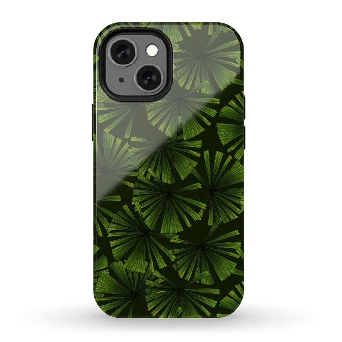 iPhone 13 mini StrongFit Palm leaves 2 by Katerina Kirilova