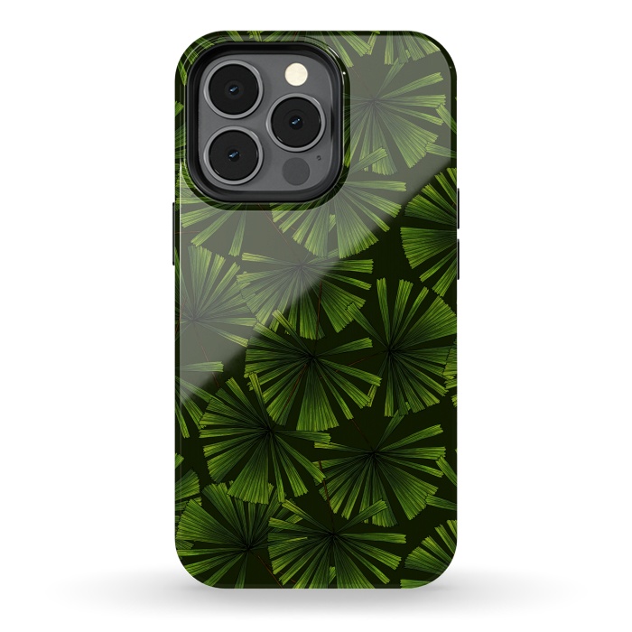 iPhone 13 pro StrongFit Palm leaves 2 by Katerina Kirilova