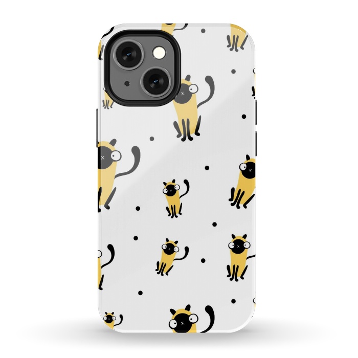 iPhone 13 mini StrongFit cool cats by haroulita