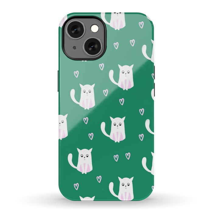 iPhone 13 StrongFit cats pattern by haroulita