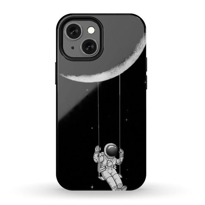 iPhone 13 mini StrongFit moon astronaut by haroulita
