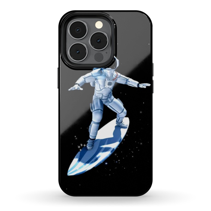 iPhone 13 pro StrongFit surf astronaut by haroulita