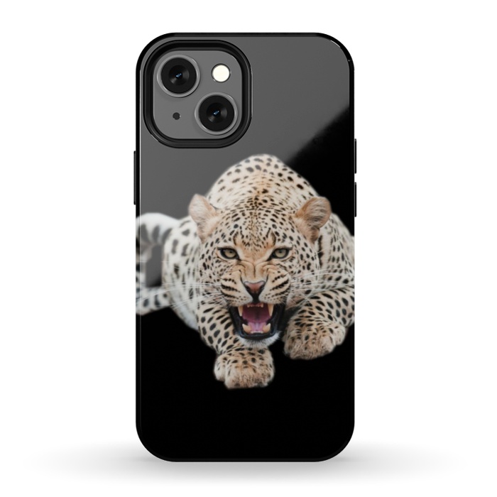 iPhone 13 mini StrongFit wild leopard by haroulita