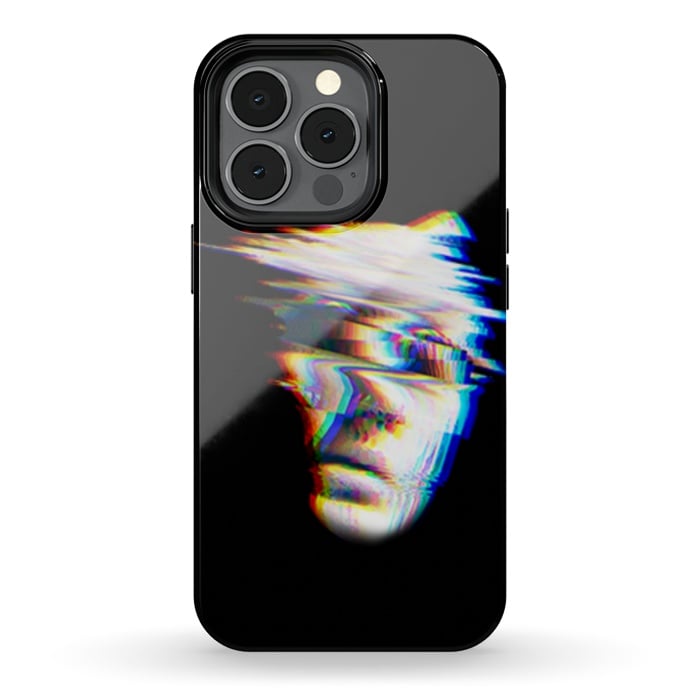 iPhone 13 pro StrongFit glitch horror face by haroulita