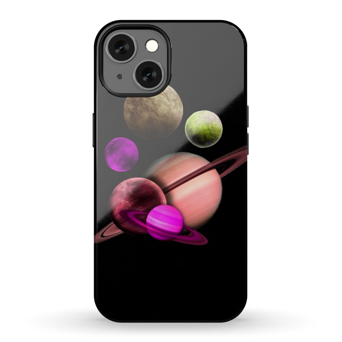 iPhone 13 StrongFit Purple pink space by haroulita