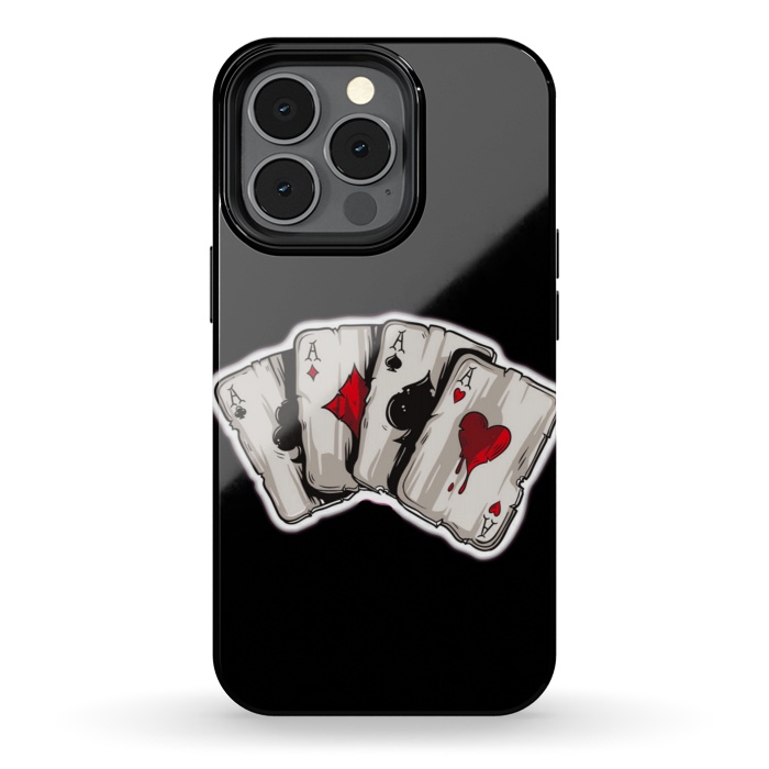 iPhone 13 pro StrongFit full of aces by haroulita