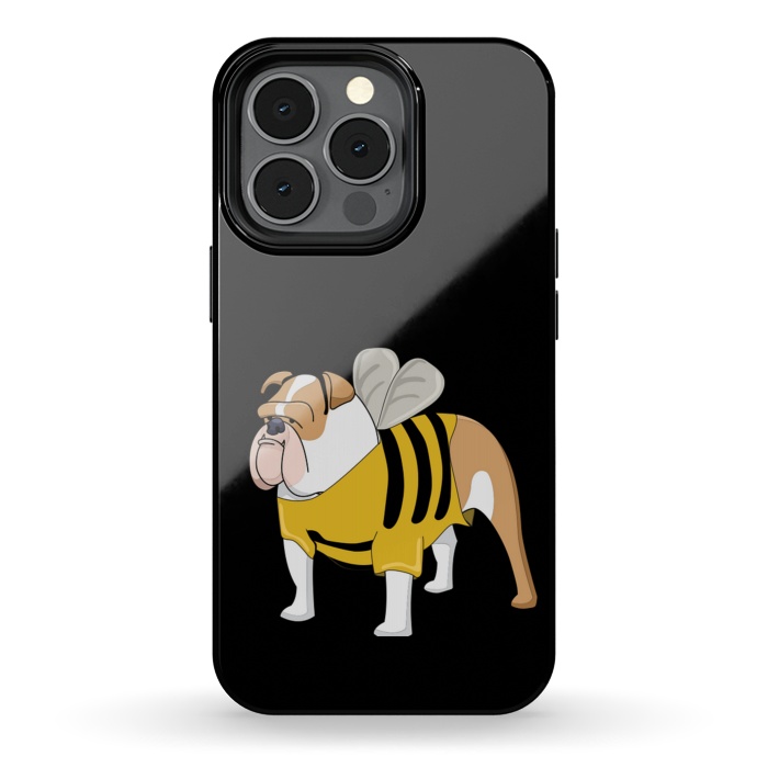 iPhone 13 pro StrongFit cute bulldog  by haroulita