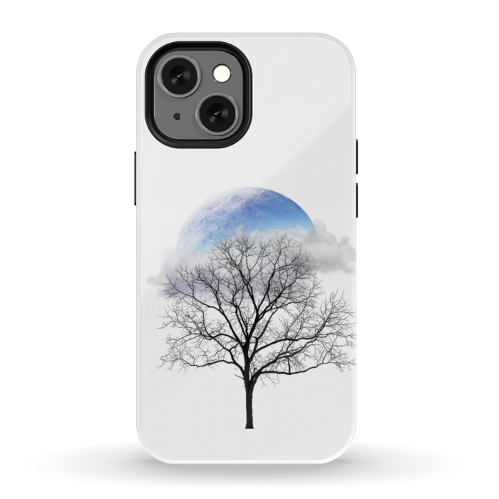 iPhone 13 mini StrongFit winter tree by haroulita