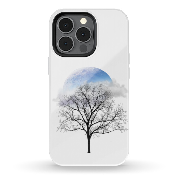 iPhone 13 pro StrongFit winter tree by haroulita