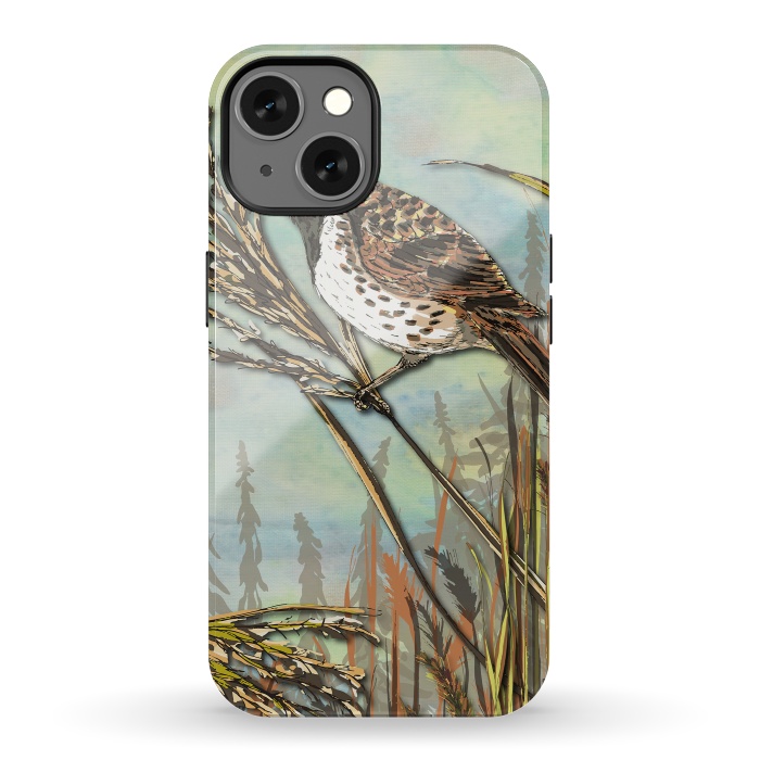 iPhone 13 StrongFit Reedbunting by Lotti Brown