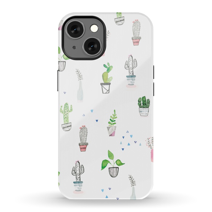 iPhone 13 StrongFit painted house plants - lauradidthis by lauradidthis