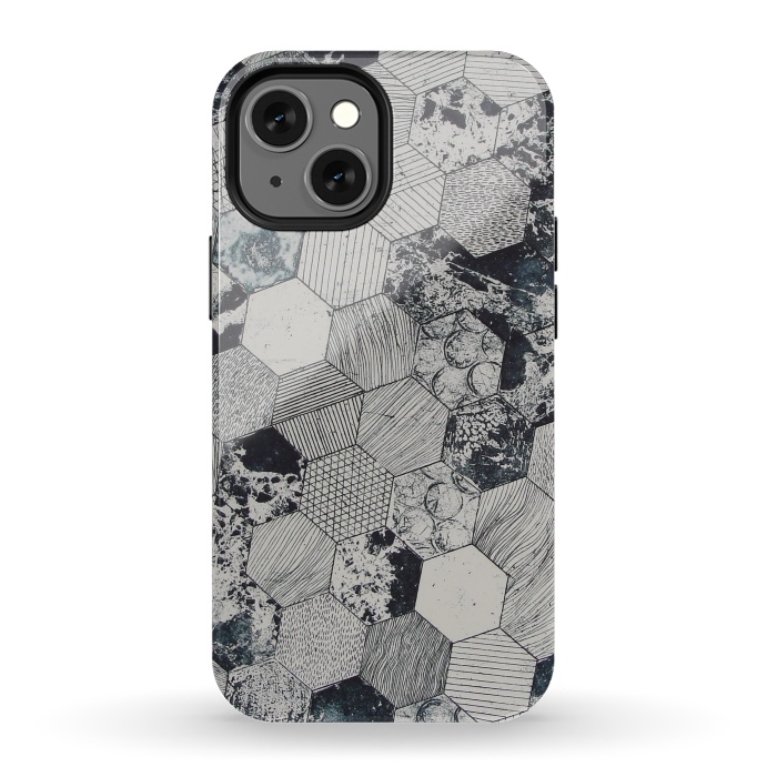 iPhone 13 mini StrongFit Hexagonal by Winston