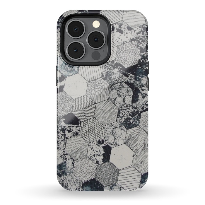 iPhone 13 pro StrongFit Hexagonal by Winston