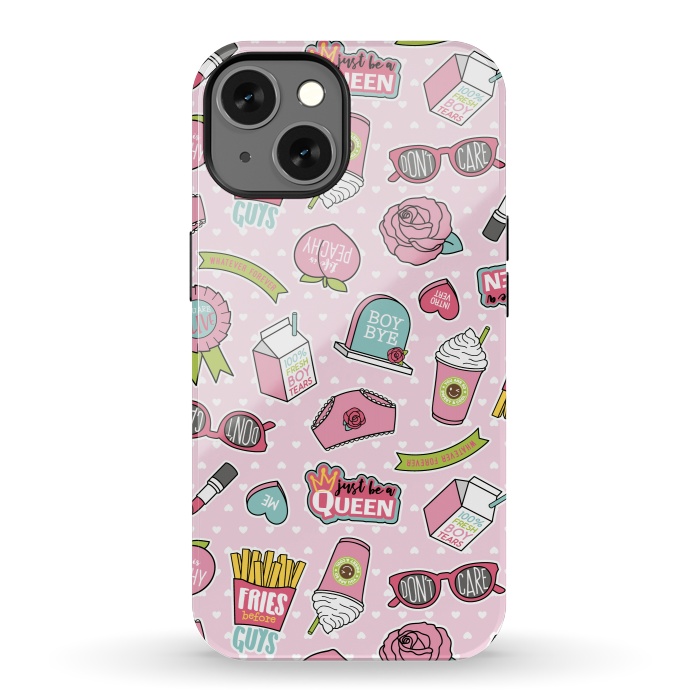 iPhone 13 StrongFit Girls Fashion Design With Cute Symbols by ArtsCase