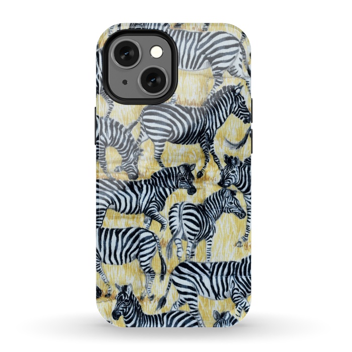 iPhone 13 mini StrongFit Zebras by Winston