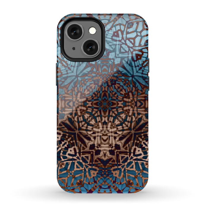 iPhone 13 mini StrongFit Ethnic Tribal Pattern G329 by Medusa GraphicArt