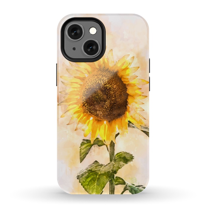 iPhone 13 mini StrongFit Summer Sunflower by Creativeaxle